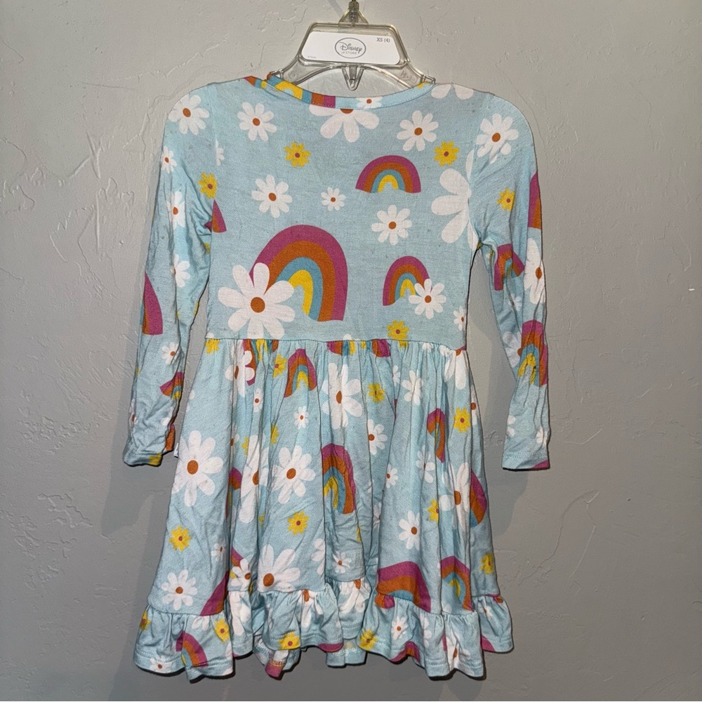 Posh Peanut Rainbow Daisy 2T High Lo dress